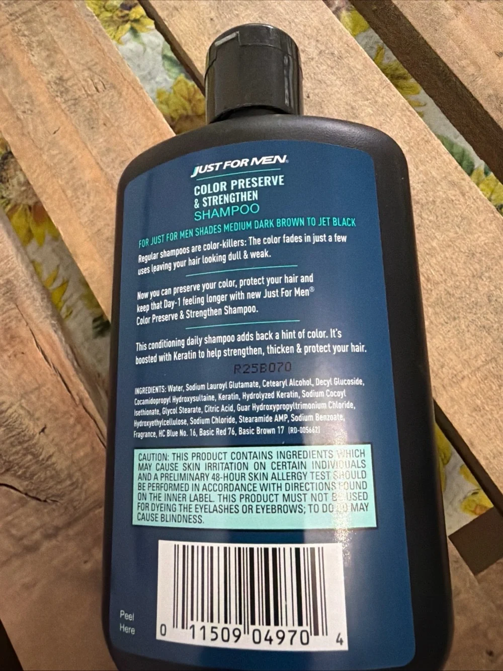 (4)- Just for Men Color Preserve & Strengthen Shampoo – Dark Shades